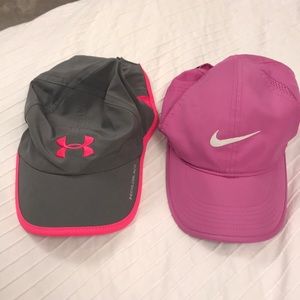 Dri-Fit hats - Under Armour and Nike